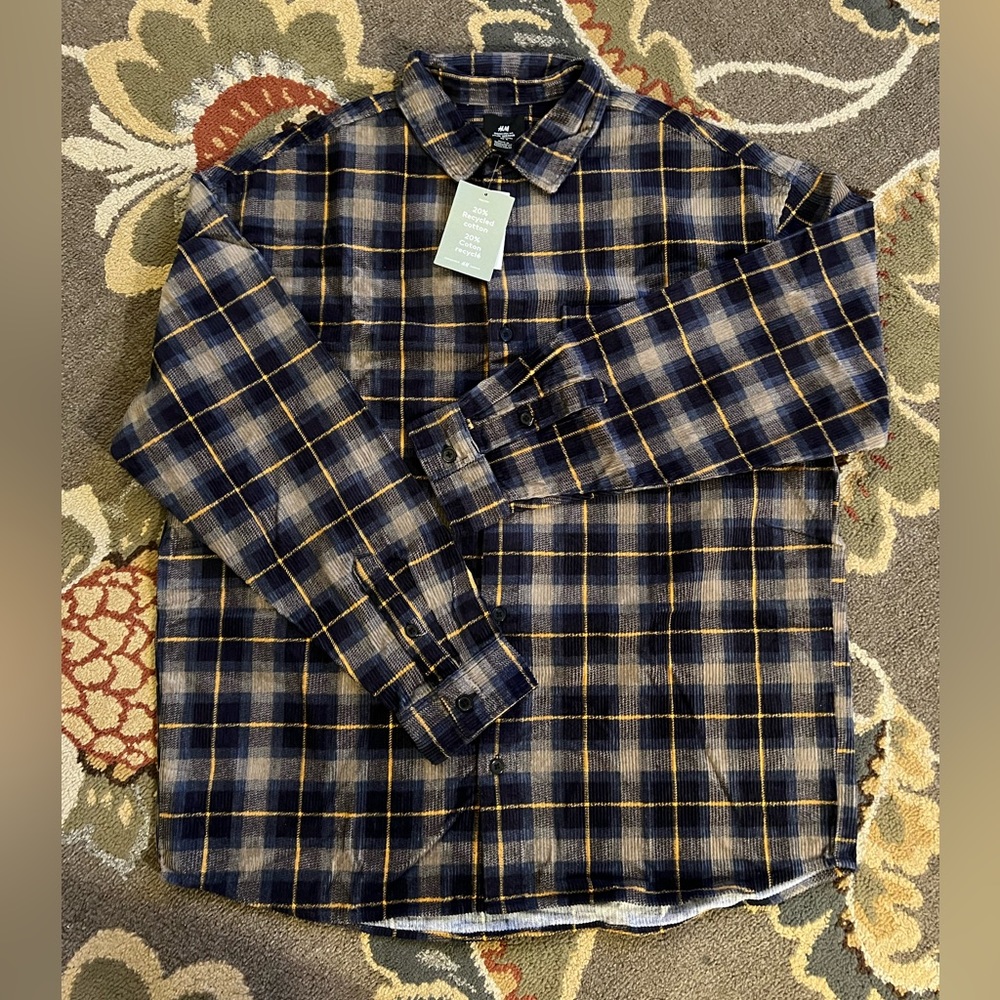 H&M Corduroy Flannel (Oversized)